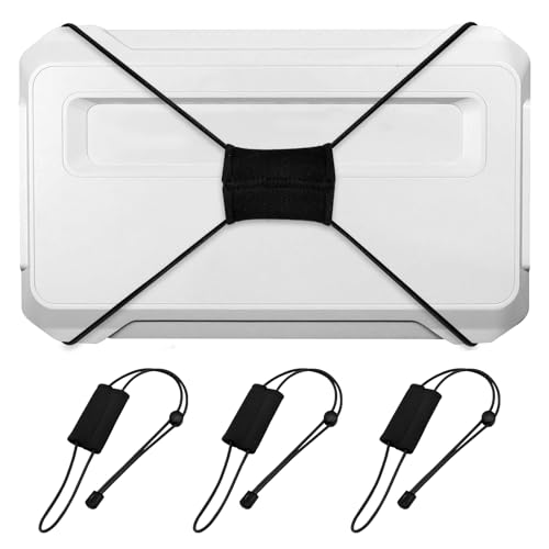 Thickened Fishing Finder Cover Straps, Adjustable Fish Finder Bungee for Securing Graph Cover for Travel - color: Black,Black,Black