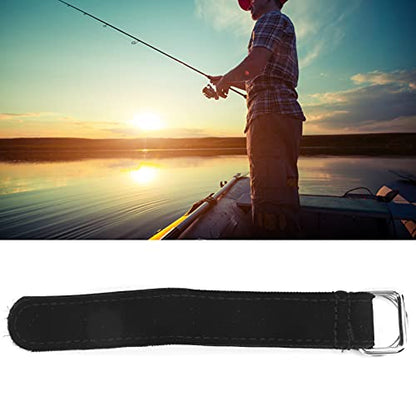 Fishing Tools Rod Tie Strap Fastener Hook Tie Belt Fishing Pole Holder Wrap Band Fishing Rod Strapping Wrap Band