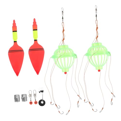 TOYANDONA 1Set Outdoor Fishing Lure Kit for Carp Bighead Carp Durable Float Fishing Tackle with Premium Hooks Lightweight Portable Fishing Supplies