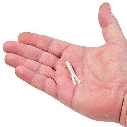 Berkley PowerBait Pre-Rigged Atomic Tubes Fishing Soft Bait - color: Pearl, size: 1/16 oz