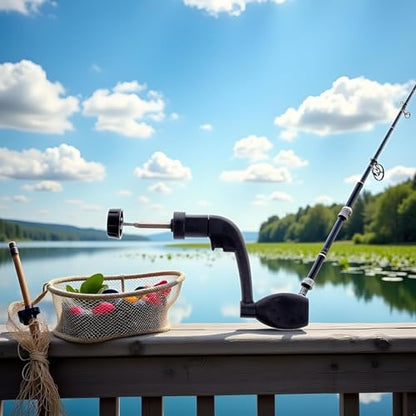 Universal Fishing Reel Handle, Plastic Power Crank Handle for Spinning and Reels, Saltwater Fishing Gear Replacement Parts