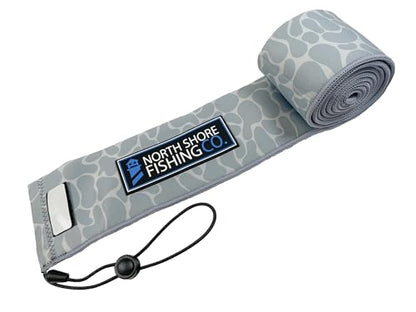 Premium Neoprene Fishing Rod Sleeve – Floating, Puncture Resistant, Labeled Protective Sock for Casting, Spinning, Trolling Fishing Rods - color: Camo, size: 68", style: Spinning