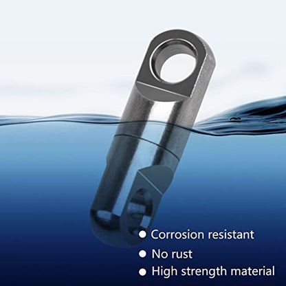 AGOOL Heavy Duty Fishing Swivels Saltwater Stainless Steel High Strength Fishing Heavy Swivels Connectors Copper Barrel Swivels Fishing Tackles for Big Game Sea Ocean Fishing - size: 551lb-10pcs