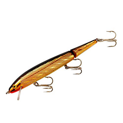 Rebel Lures Jointed Minnow Crankbait Fishing Lure - color: Gold/Black, size: 4 1/2 in (7/16 oz)