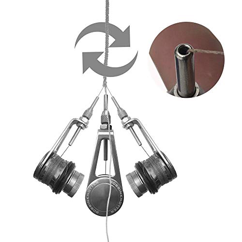 Fishing Bobbin Knotter FG GT RP Line Wire Knotting Tool Fishing Line Winder Assist Knotting Connector Accessories - color: gold