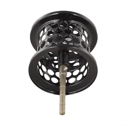 SV Floating Brake Bowl Spool for 24 Tatula 100 Reel, Lightweight Aluminum Alloy Part, Smooth Throwing Upgrade, 1.0 Line Capacity Bass - color: black