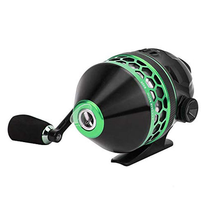 Alomejor spincast Reel,4.1:1 Speed Ratio for Retrieval,Closed face Fishing Reel,ABS and Metal Construction for Durability and Lightweight,for Beginners and Casual Anglers in Freshwater Lakes