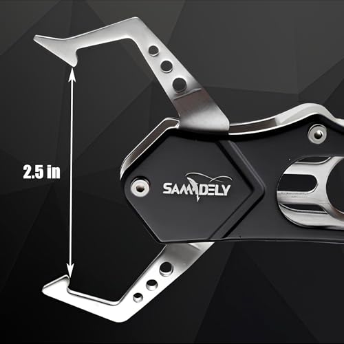 8.5" Fish Lip Gripper, Fish Gripper, Heavy Duty Stainless Steel Fishing Grabber, Fishing Gear, Saltwater, Fishing Tool, Fishing Gifts