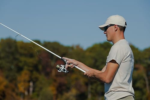Duckett Fishing Ghost II Spinning & Casting Rods, Lightweight, Durable, and Ultra-Sensitive Performance Fishing Rod - size: 7'0" Medium Fast Spinning