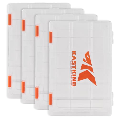 KastKing Karryall Fishing Tackle Bags with 4 * 3600 Tackle Trays - Saltwater & Freshwater Fishing Gear Storage - color: Khaki, size: Medium - 4*3600 Trays