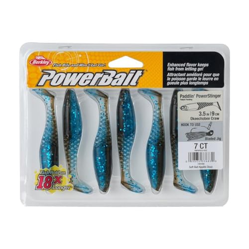Berkley PowerBait Paddlin' PowerStinger Fishing Soft Bait - color: Okeechobee Craw, size: 3 1/2"