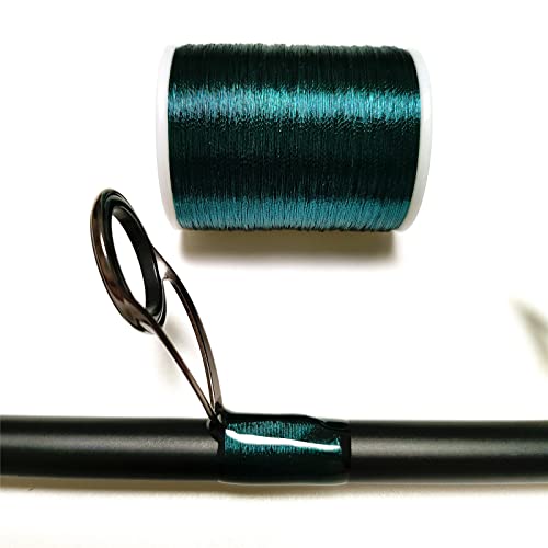 (8pcs*240yd) Kalavarma Rod Wrapping Thread for Fishing Rod Wrapping Thread Rod Building Repair - style: Metallic klm012