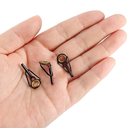 PATIKIL Fishing Rod Tips Repair Kit Stainless Steel Ring Guide for Saltwater Freshwater Fishing - size: 2mm