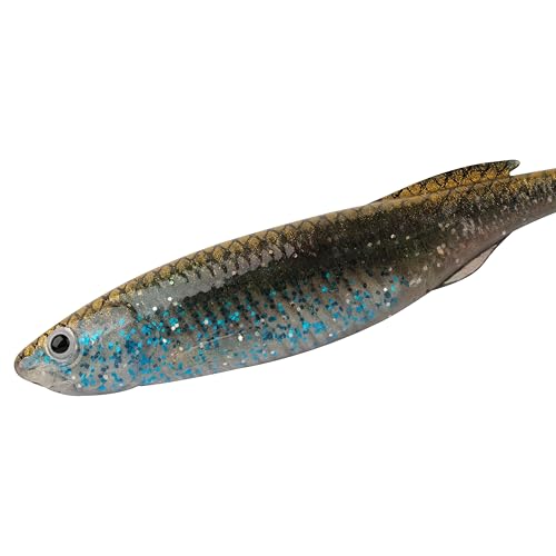 Berkley PowerBait Drip Minnow Fishing Soft Bait - color: HD Emerald Shiner, size: 5"