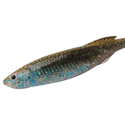 Berkley PowerBait Drip Minnow Fishing Soft Bait - color: HD Emerald Shiner, size: 5"