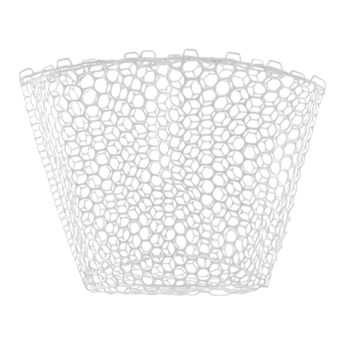 Dr.Fish Fishing Landing Net Replacement Rubber Fishing Net Without Handle Foldable Mesh Netting for Freshwater Saltwater - color: White, size: B-35.43'' Girth(13.78'' Dia, 7*3.9" Depth)