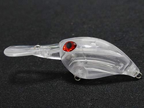 Blank Unpainted Minnow Crankbait Topwater Lipless Jerkbait Fishing Lures - color: UPC770P10