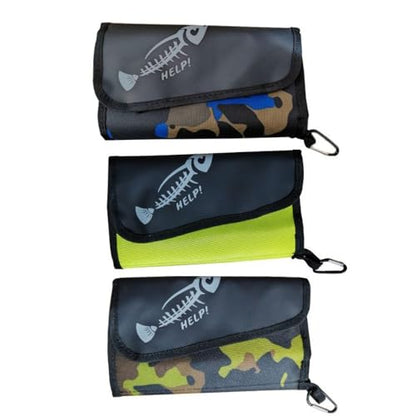 Fishing Bait Storage Bag with PVC Inner Bags Fishing Lure Baits Tackle Binder Organizer for Lures and Accessories - style: Camouflage green