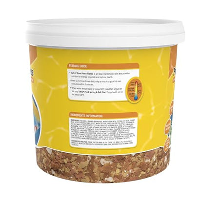 Tetra Pond Flakes Complete Nutrition for Smaller Pond Fish, Goldfish and Koi Fish, 2.2 Pounds - size: 2.2 Pound (Pack of 1), style: Original