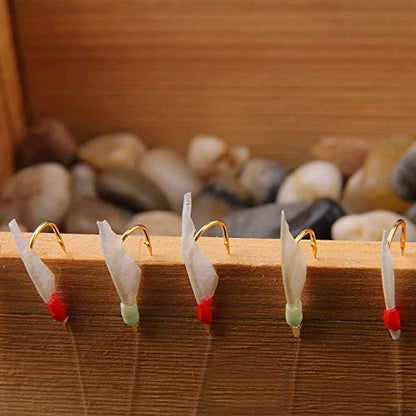 Fishing Bait Rigs Saltwater, 10Packs Surf Fishing Rigs with Fish Skin Feather Fishing Hooks Swivels Glow Beads Rigs Sea Bass Rigs Fishing Bait Lures - color: AFA, size: 4#