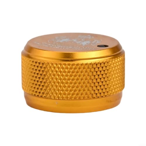 Spool Tension Mechanical Brake Knob for ABU-3/3.5/4/P5 Series, Spool Mechanical Aluminum Alloy Brake Knob with internal sound baitcast reel, Fish Reel Fishing Supplies(gold) - color: gold