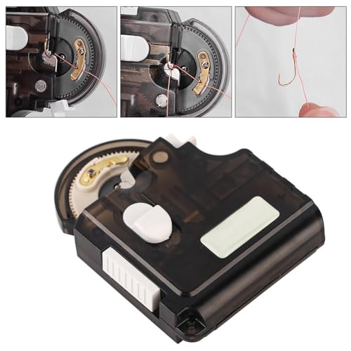 Automatic Electric Fishing Hook Tier, Portable Fast Tie Knot Tools for 0.8#13# Hooks, Battery Powered Fishing Line Knotting Machine for Quick Hook Tying
