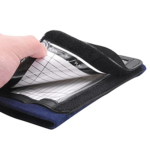 Ochine Single Wristband Playbook Map Case Wrist Map Holder, Waterproof Hiking Map Pouch Holder Document Dry Bag Holder Tactical Pouch Case for Outdoor Hiking Climbing Fishing Camping Accessories - color: A