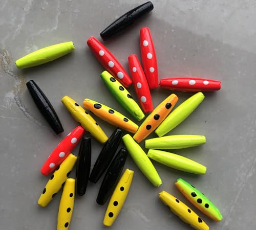 Pack of 25 Fishing Lure Making Supplies Material Spinner Body Kit Sinker Fishing Weight 1/8oz