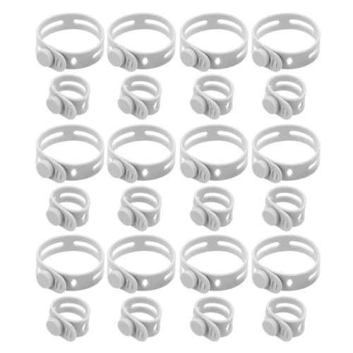 Ipetboom 40PCS Stretchy Fishing Rod Bands - 3.2 Inch 5.2 Inch Reusable Silicone Fishing Rod Straps - Silicone Rubber Ties Belts for Bundling, Cables, Gardening Tools