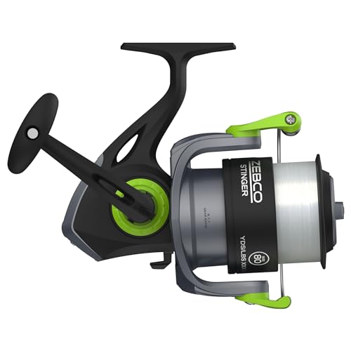 Zebco Stinger Spinning Fishing Reel, 1+1 Bearings Fishing Reel - size: Size 80 Reel