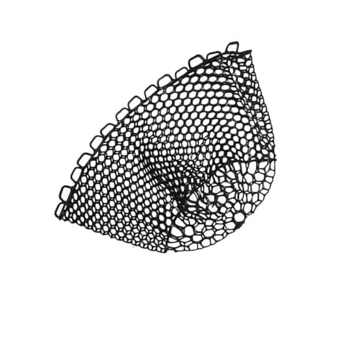 Fishing Landing Net Light Weight Folding Silicone Fishing Net Replacement Meshes Outdoor Tool Accessories - color: 3525