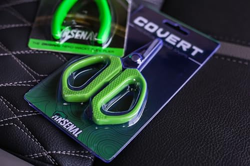 Arsenal Fishing Covert Premium Braid Snips - Braid Line Cutter, Fish Hook Cutter, Saltwater Clippers, Bait Shears, Compact Fishing Nippers & Durable Tool for Anglers, Fishermen & Outdoor Enthusiasts - style: Braid Snips