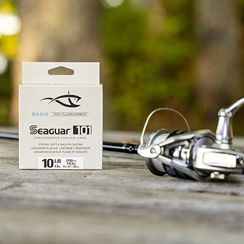 Seaguar Basix Freshwater Mainline, 100% Fluorocarbon Fishing Line, Multiple Sizes - size: 6lbs/200yds