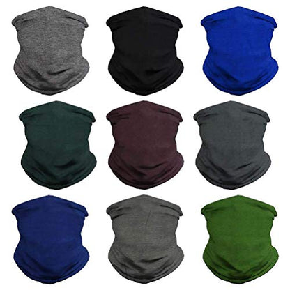 VCZUIUC Neck Gaiter Face Cover Mask Balaclava for Men and Women - color: Le-9, size: One Size