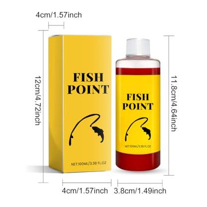 Fish Attractant Liquid 2026 New, Concentrated Fish Attractant Liquid Fast-Acting Red Worm Formula, Powerful Bait Attractant Scent Bait Fish Attractant Liquid, Enhances Scent & Improves Biteresponse