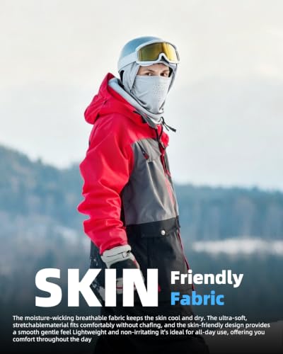 Cooling Breathable Balaclava Mask Sun UV Protection Sun Face Shield for Men Women Fishing Cycling Motorcycle Skiing Hiking - color: Light Gray