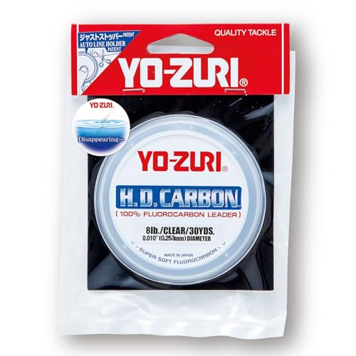 Yo-Zuri H.D. Fluorocarbon 30-Yard Leader Line - color: Multi, size: 8-Pound Test