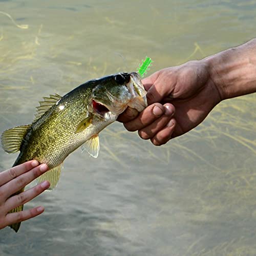 75pcs Crappie Lures Kit - Soft Plastic Coloured Crappie & Panfish Shad Baits - style: B-75pcs
