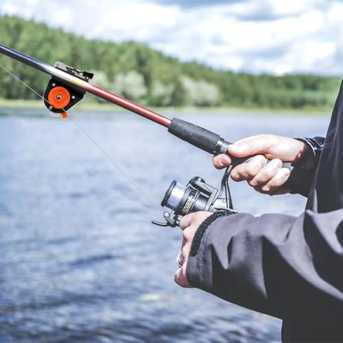 Joyzan Fishing Line Counter, 999m Depth Finder Spooler Electronic Digital | Length Display Portable Fish Finderdepth Gauge Tackle Tool Accurate Manual Meter Gear Winder Spooling Trolling Jigging