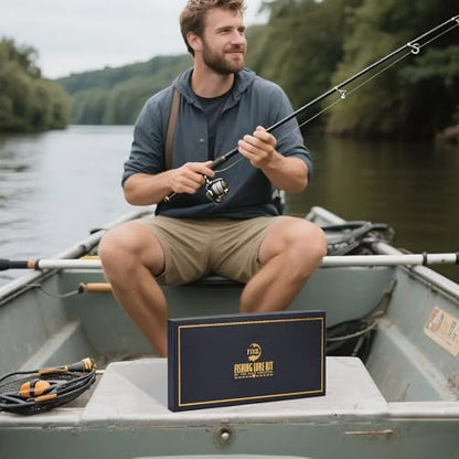 5PCS Glide Bait Fishing Lures Kit, 2026 Surprise Gift for Men & Teen Boys | Fishing Gear for Dad,Bass Fishing Lures Gift Set with Premium Gift Box, Hard & Soft Baits for Bass Trout Pike Salmon - style: 5d