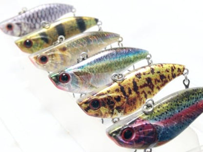 Minnow Crankbait for Bass Fishing Bass Lure Jerkbait Fishing Lures and Tackle Box - color: HL802KB