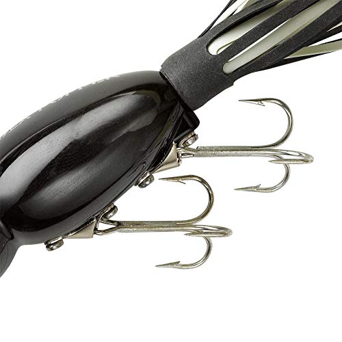 Arbogast Hula Popper Topwater Bass Fishing Lure - color: Black, size: 1 3/4 in, 1/4 oz