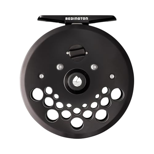 Redington Classic Trout Fly Reel – Lightweight Click-and-Pawl Trout Reel, Large Arbor, CNC Machined Aluminum - color: Black, size: 4/5/6