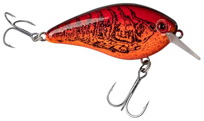 Strike King KVD 1.5 Hard Knock Fishing Lure, 3/8 oz, 3D Lifelike Eyes - color: Chili Craw, size: 3/8oz