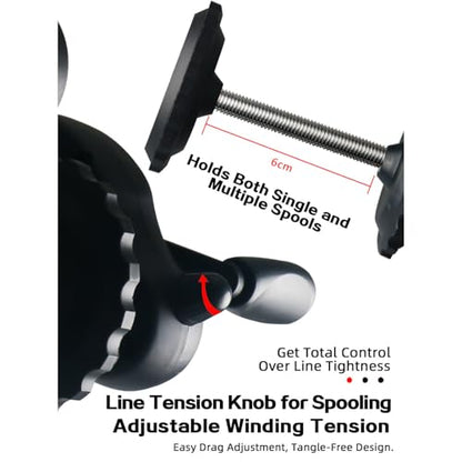 Portable Adjustable Fishing Line Spooler for Quick Efficient Loading Easy Use Stable Spooler Machine