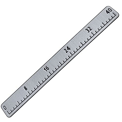 Foam Fish Ruler with Adhesive Backing, EVA Fish Ruler for Boat Accessories Marine Fishing Measuring Tool, Fish Measuring Tape for Kayak, Fishing Boat, Cooler Ruler (40" Fish Ruler) - color: A-Light Grey