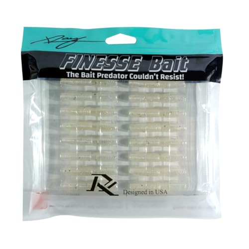 Ray Mini Stick Bait 16pc/Pack 1.75 Inch Fishing Lures Design for Bass, Trout, Panfish, Perch, Crappie, Must-Have Fishing Bait. - color: Pearl