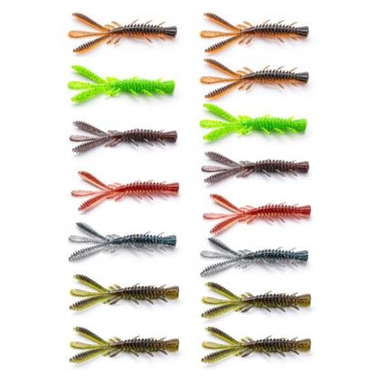 15PCS Soft Fishing Crawfishes Lure Lobsters Baits Crayfishs Lure Shrimp Baits Artificial Lure Swimbait for Outdoor Fishi