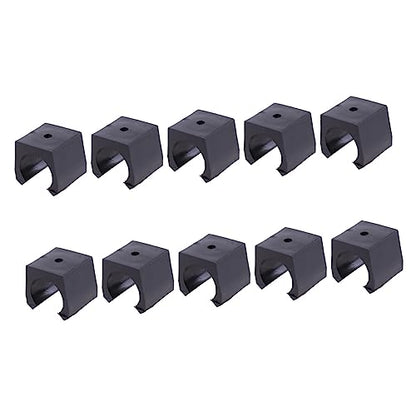 UPKOCH 30pcs Fishing Rod Storage -mounted Organizer Plastic Rod Holders for Home Office Snooker Club Horizontal Clamp Display - size: Size 6