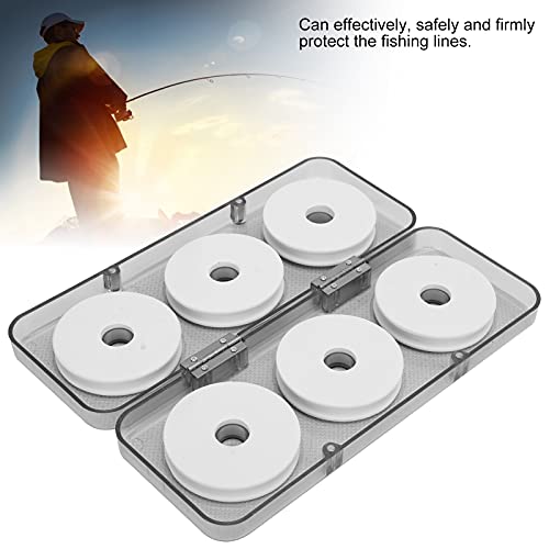 VGEBY Fishing Line Spool,6pcs Fishing Plastic Foam Spool Storage Lure Rig Holder Organizer Accessories Fly Fishing Gear Organizer Storage Accessories Other Fishing Tools And Accessories